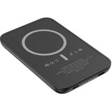 Power BANK VEGER MagOn Kick s induktivnim punjenjem podržava punjenje s MagSafe 15W - 5 000mAh PD 20W crna | shoptok.hr