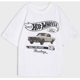 Sinsay Pamučna oversize majica s printom Hot Wheels | shoptok.hr