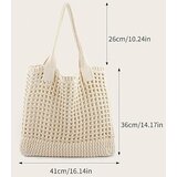 Venisymlis Ženska Velika Torba Za Na Plažo Pletena Torba Z Ročajem Na Rami, (22070112) | Shoptok.si