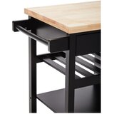 Premier Housewares Servirni voziček na kolesih iz masivnega kavčukovca 48x105 cm Frankfurt – | Shoptok.si