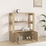  Komoda boja hrasta sonome 80x30x90 cm konstruirano drvo | shoptok.hr