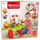  Supermarket na postolju za igru sa raznim dodacima - crveno/zelena | Shoptok.si