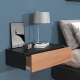 MID.YOU NOČNA OMARICA, črna, barve hrasta | Shoptok.si