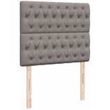  Krevet s oprugama i madracem smeđesivi 120 x 200 cm od tkanine | shoptok.hr