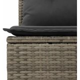  10-dijelni set vrtnih sofa poliratan s jastucima svijetlosivi | shoptok.hr