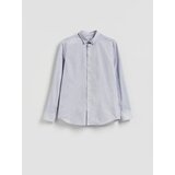 Reserved Slim fit košulja s uzorkom - plava | shoptok.hr