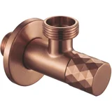 Kotnični ventil Diamond 03 1/2" x 3/4" Brush Copper