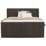 CARRYHOME POSTELJA BOXSPRING 160 cm x 200 cm , tekstil rjava | Shoptok.si