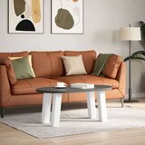  Noge za klubsko mizico 4 kosi bele 42 cm jeklo | Shoptok.si