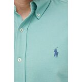 Polo Ralph Lauren Bombažna srajca moška, zelena barva | Shoptok.si