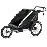 Thule Chariot Lite 2 zeleno (agava)/crna sportska dječja kolica i prikolica za bicikl za dvoje djece (4u1) | shoptok.hr