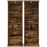 Cd ormar 2 kom. Dimljeni hrast 60 x 17 x 92 cm Slike