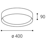  LED2 - LED plafonsko svetlo MILA LED/30W/230V 3000/4000K | Eponuda.com
