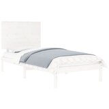  Okvir za krevet bijeli od masivnog drva 90 x 190 cm mali | shoptok.hr