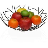 Posuda za Voće Versa Crna Metal Čelik 30 x 9 x 30 cm | shoptok.hr