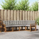  Set vanjskih sofa 5 kom. Prirodna i svijetlo siva Smeđa 249 x 130,5 x 73 cm | shoptok.hr