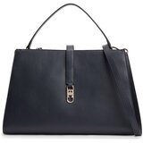 Tommy Hilfiger Ročne torbice Th Libre Med Satchel Modra Cene