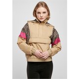 UC Curvy Ladies AOP Mixed Pull Over Jacket unionbeige/darkleo/w. | Shoptok.si