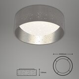 BRILONER 3482014 - led plafonsko svetlo starry LED/12W/230V siva/srebrna | Eponuda.com