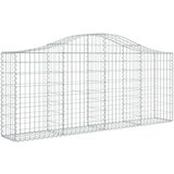  Lučne gabionske košare 30 kom 200x30x80/100cm pocinčano željezo | shoptok.hr