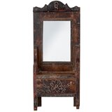 Bloomingville Stensko ogledalo z lesenim okvirjem 17,5x43 cm Sehar – | Shoptok.si