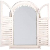 Esschert Design Belo leseno ogledalo z žaluzijo | Shoptok.si