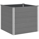  Vrtna Posuda za Sadnju WPC 100x100x91 cm Siva | shoptok.hr