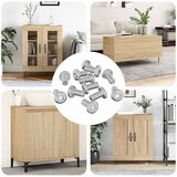  Vijak za zaključavanje 12 pcs Srebrno M6 x 12 mm Čelik | shoptok.hr