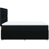  Krevet s oprugama i madracem crni 140 x 190 cm od tkanine | shoptok.hr