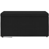  Stolica Crna 81 x 41 x 40 cm Tkanina i konstruirano drvo - Crna 80 cm tkanina | shoptok.hr