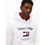 Tommy Hilfiger Majica mornarska / rdeča / bela | Shoptok.si