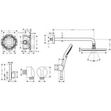 Hansgrohe 27959670 raindance s showerselect termostatski podometni komplet za tuš | Shoptok.si