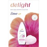 Dove set Delight petal soft (gel za tuširanje, sapun i pufna) Cene