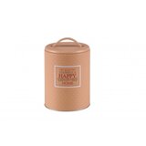 Altom design okrugla posuda za kavu, čaj, šećer Happy Home bež s ručkom 0204018403 | shoptok.hr