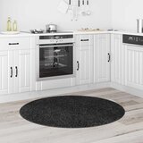  Protuklizni Shaggy Tepih Tamno siva 120 x 120 cm PP | shoptok.hr