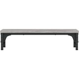  Stalak za monitor siva boja hrasta 55x23x14cm konstruirano drvo | shoptok.hr
