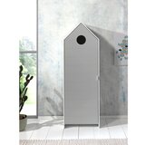 Vipack Bela/svetlo siva odprta otroška garderobna omara 173x171,5 cm CASAMI – | Shoptok.si