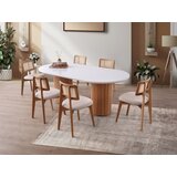 Hanah home Trpezarijski sto Lıne 933, 200x77x100 cm, Beli | ePonuda.com
