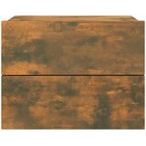  Noćni ormarići 2 kom dimljeni hrast 40 x 30 x 30 cm drveni | Eponuda.com