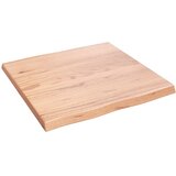 Stolna ploča svjetlosmeđa 60x60x(2-4) cm obrađena hrastovina | shoptok.hr