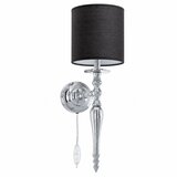 Brilagi Zidna lampa NUBILA 1xE27/60W/230V sjajni hrom/crna | Eponuda.com