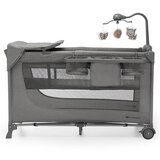Kinderkraft prenosna posteljica joy™ 2 z dodatki dark grey | Shoptok.si