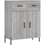  Visoka komoda siva sonome 69,5x34x180 cm od konstruiranog drva | shoptok.hr