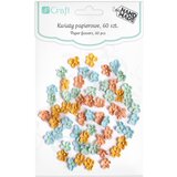  3D papirno pastelno cvijeće - set od 60 komada (Cvjetovi od papira za) Cijene