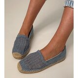 Gemre Blue perforated platform espadrilles Plevis | shoptok.hr