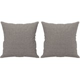  2-dijelni set sofa s jastucima smeđesivi od tkanine | shoptok.hr