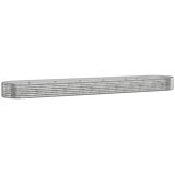  Povišena vrtna gredica od pocinčanog čelika 507x100x36 cm srebrna | Eponuda.com