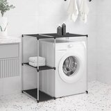  Stalak za pohranu iznad perilice crni 87x55x90,5 cm željezni | shoptok.hr