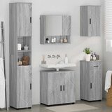 Set namještaja za kupaonicu 5 kom. Siva Sonoma 61 x 35 x 64 cm | shoptok.hr