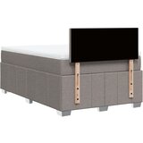  Krevet s oprugama i madracem smeđesivi 120 x 190 cm od tkanine | shoptok.hr